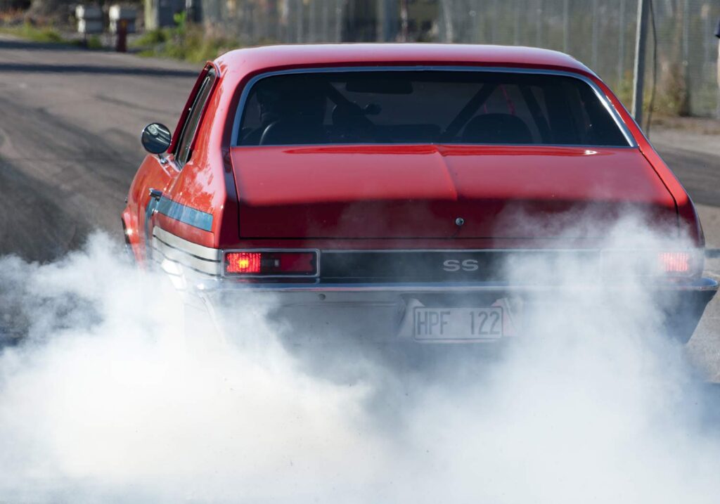 ss chevelle burnout